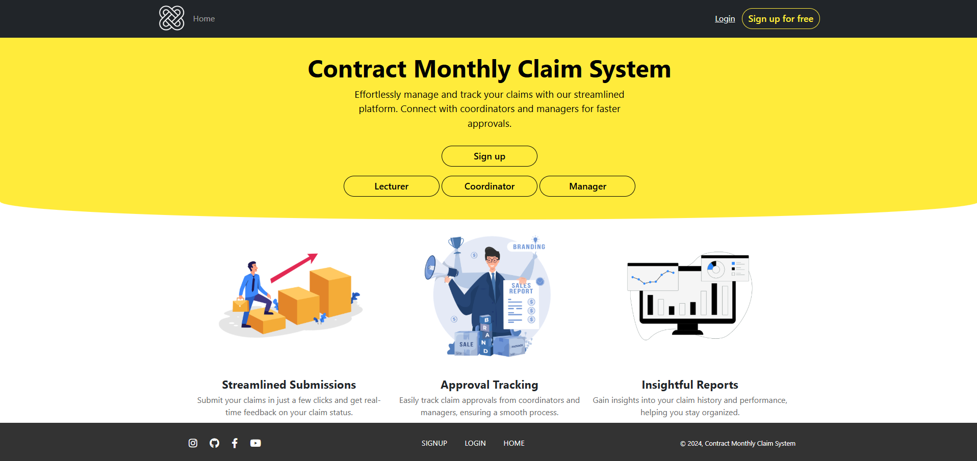 Contract Monthly Claim System